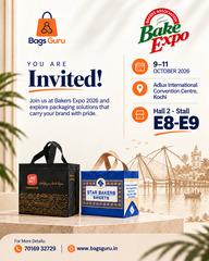 Meet Bags Guru at Bake Expo 2026 in Kochi: Discover Mithai & Bakery Bags