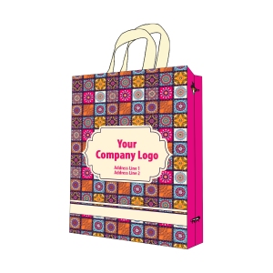 Non Woven Jewellery Shopping Bags Pattern  Printed Color  Ivory at Rs  95  Piece in Mumbai